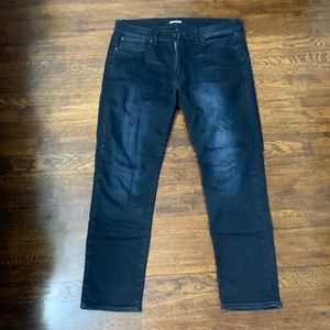 Express Dark Blue Slim Jeans (Stretch) 34 Waist 30 Length